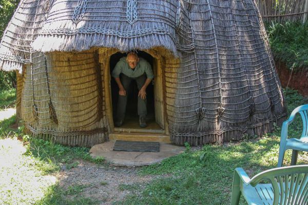 Traditioneel huisje Phophonyane lodge Swaziland