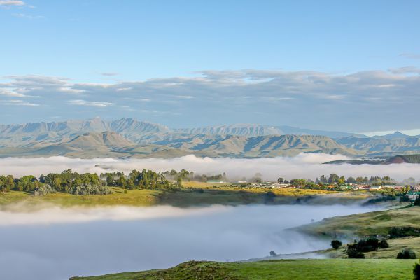 Idyllisch Underberg aan de voet van de Drakensberg