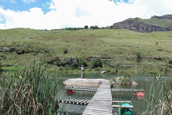 Omgeving Didima Drakensberg Cathedral Peak valley